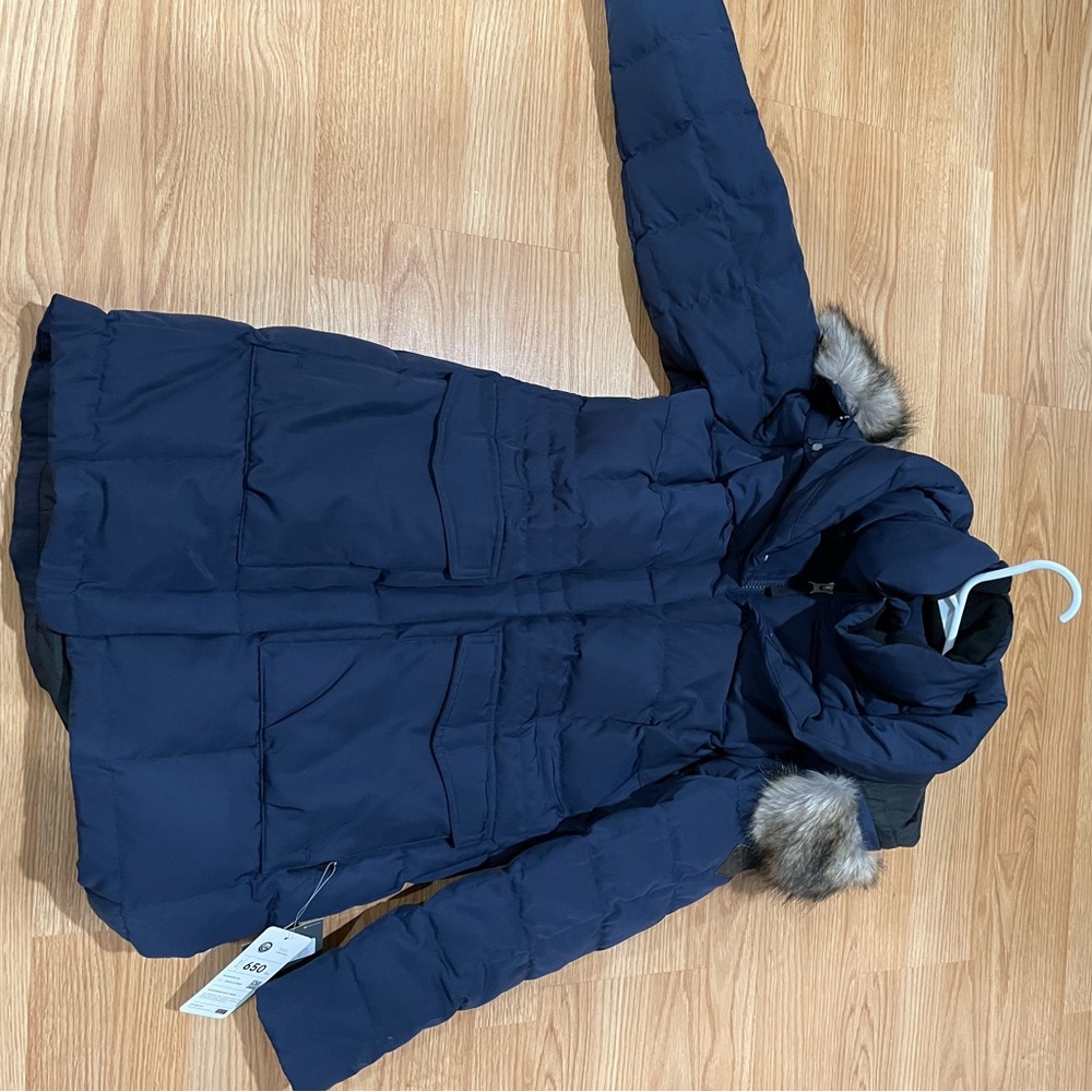 40. BNWT Eddie Bauer Yukon Parka SZ M Atlantic Navy Blue